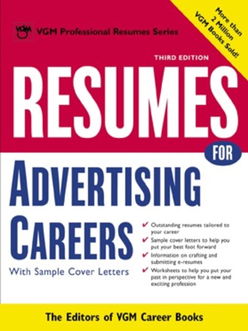 Title details for Resumes for Advertising Careers by Editors of VGM Career Books - Available